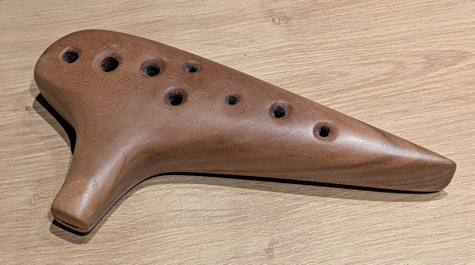 finished ocarina, front