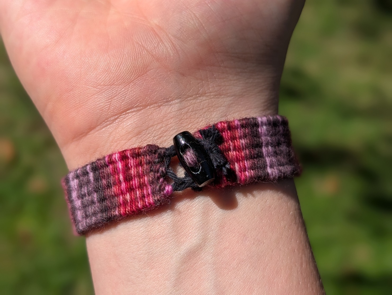 photo of the completed clasp