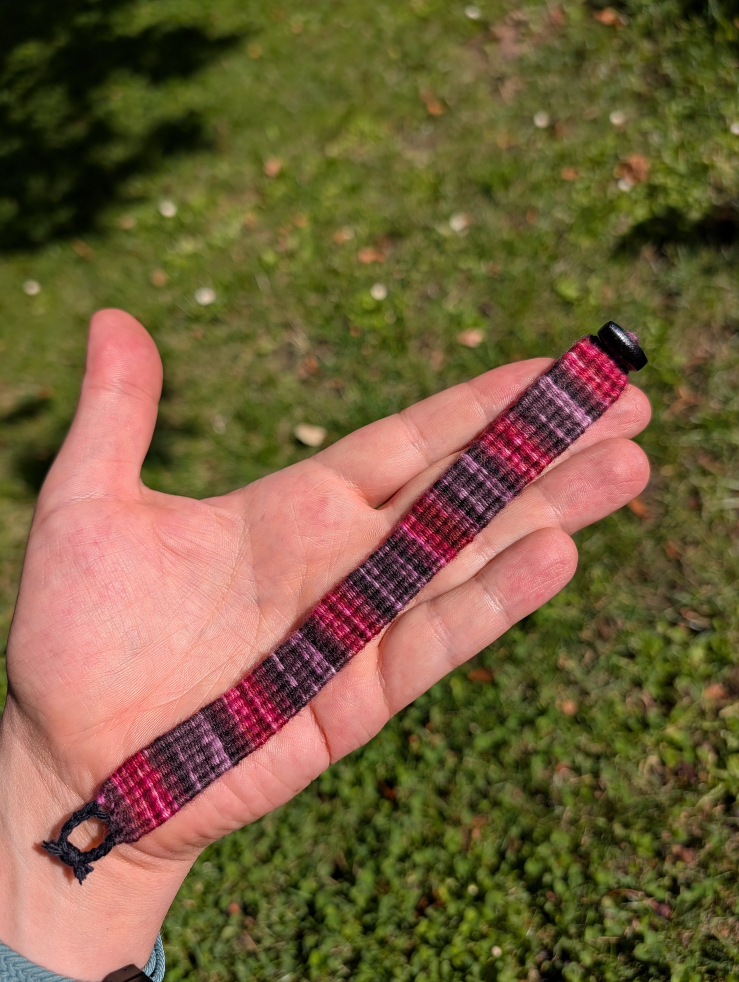 photo of finished bracelet